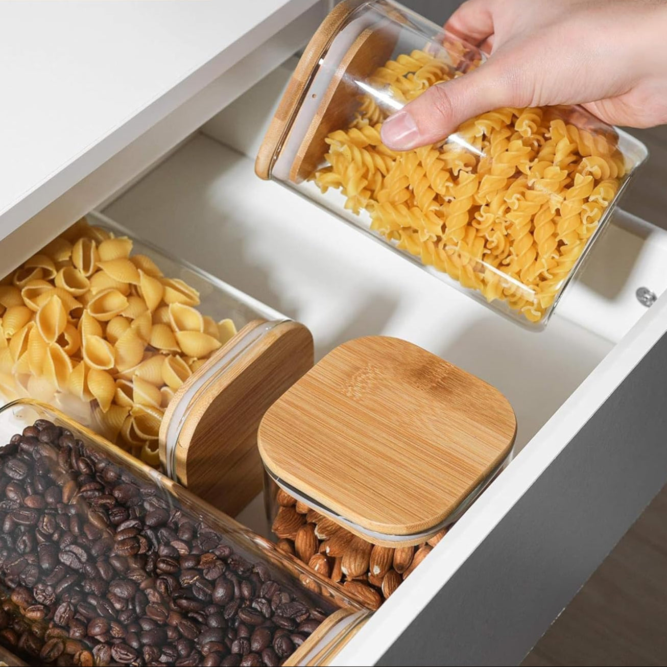 Square Sealed Jars